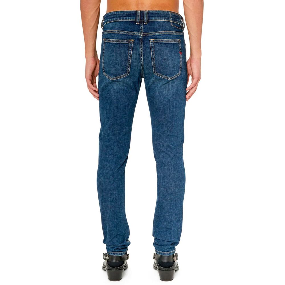Diesel Blue Cotton Jeans & Pant LUNESCAPE