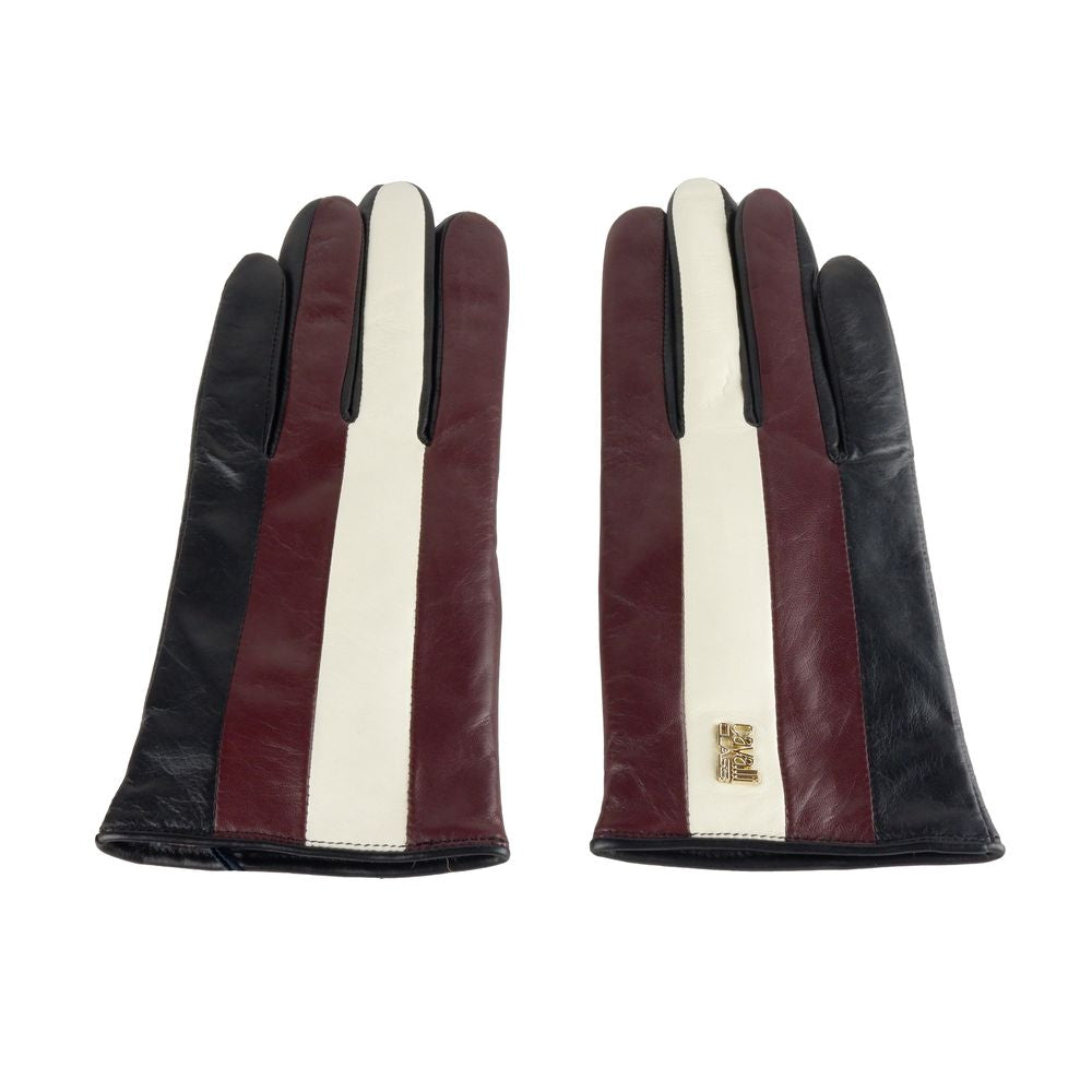 Cavalli Class Black Lambskin Women Glove LUNESCAPE