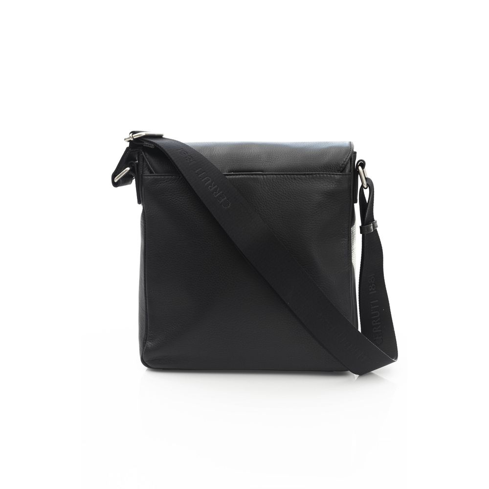 Cerruti 1881 Yellow Leather Men Crossbody Bag