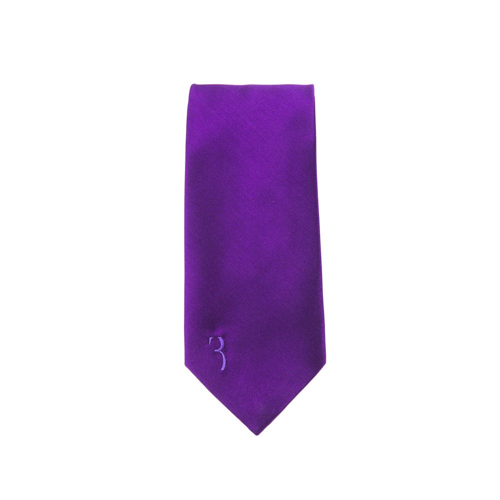 Billionaire Italian Couture Purple Sisal Men Tie LUNESCAPE