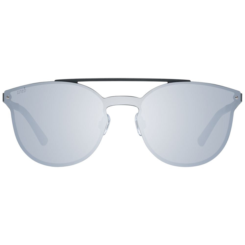 Web Black Unisex Sunglasses LUNESCAPE
