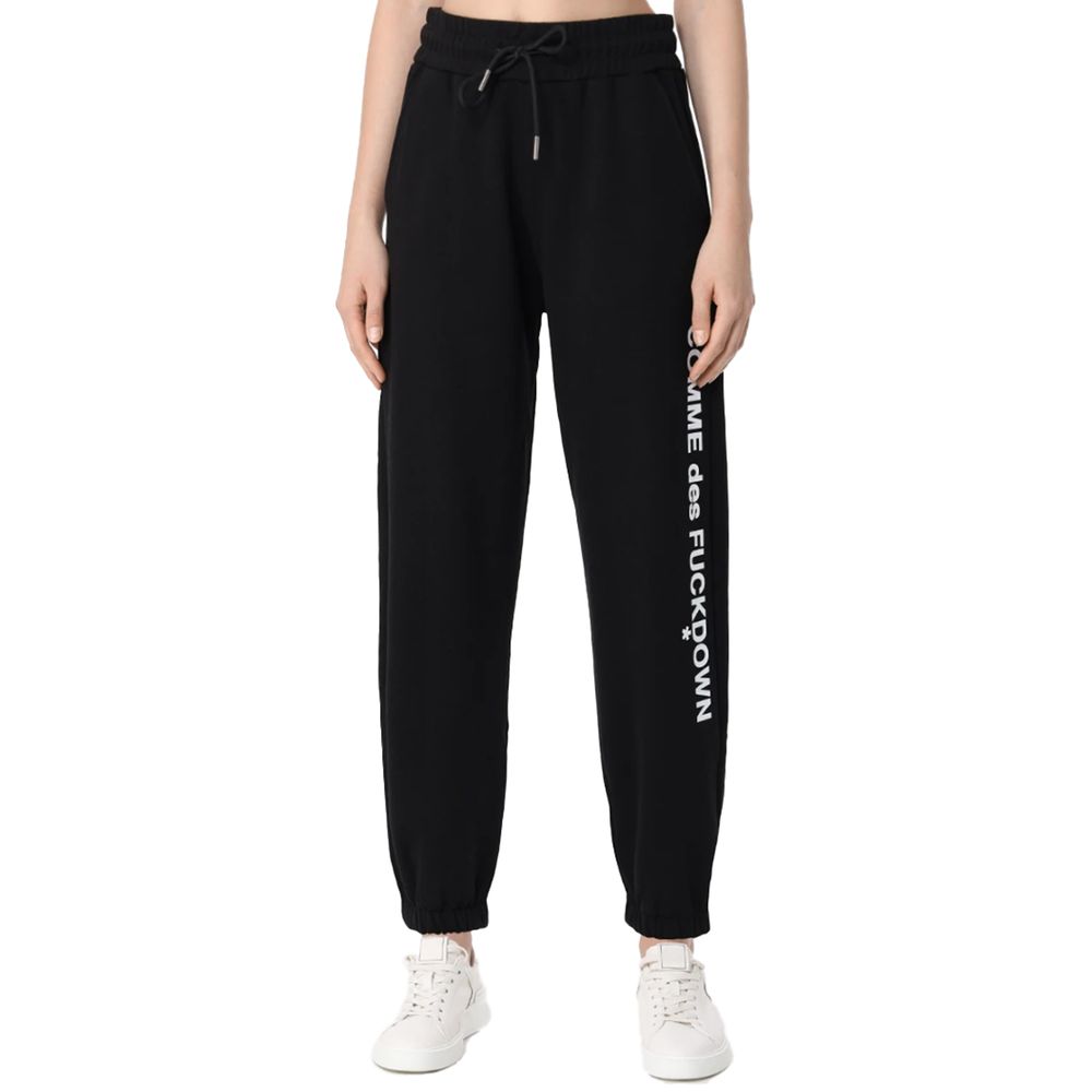 Comme Des Fuckdown Black Cotton Jeans & Pant LUNESCAPE