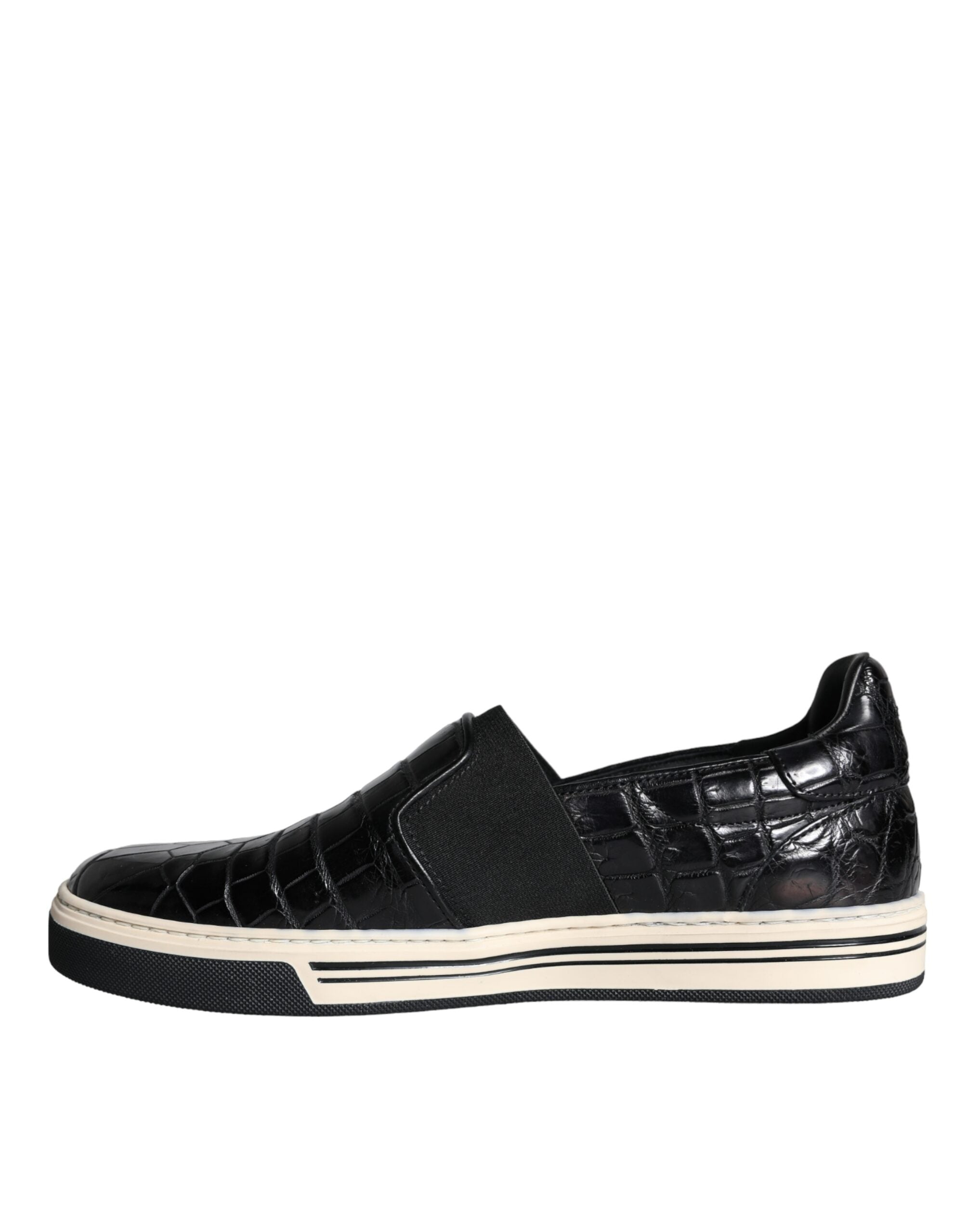 Dolce & Gabbana Black Leather Loafers