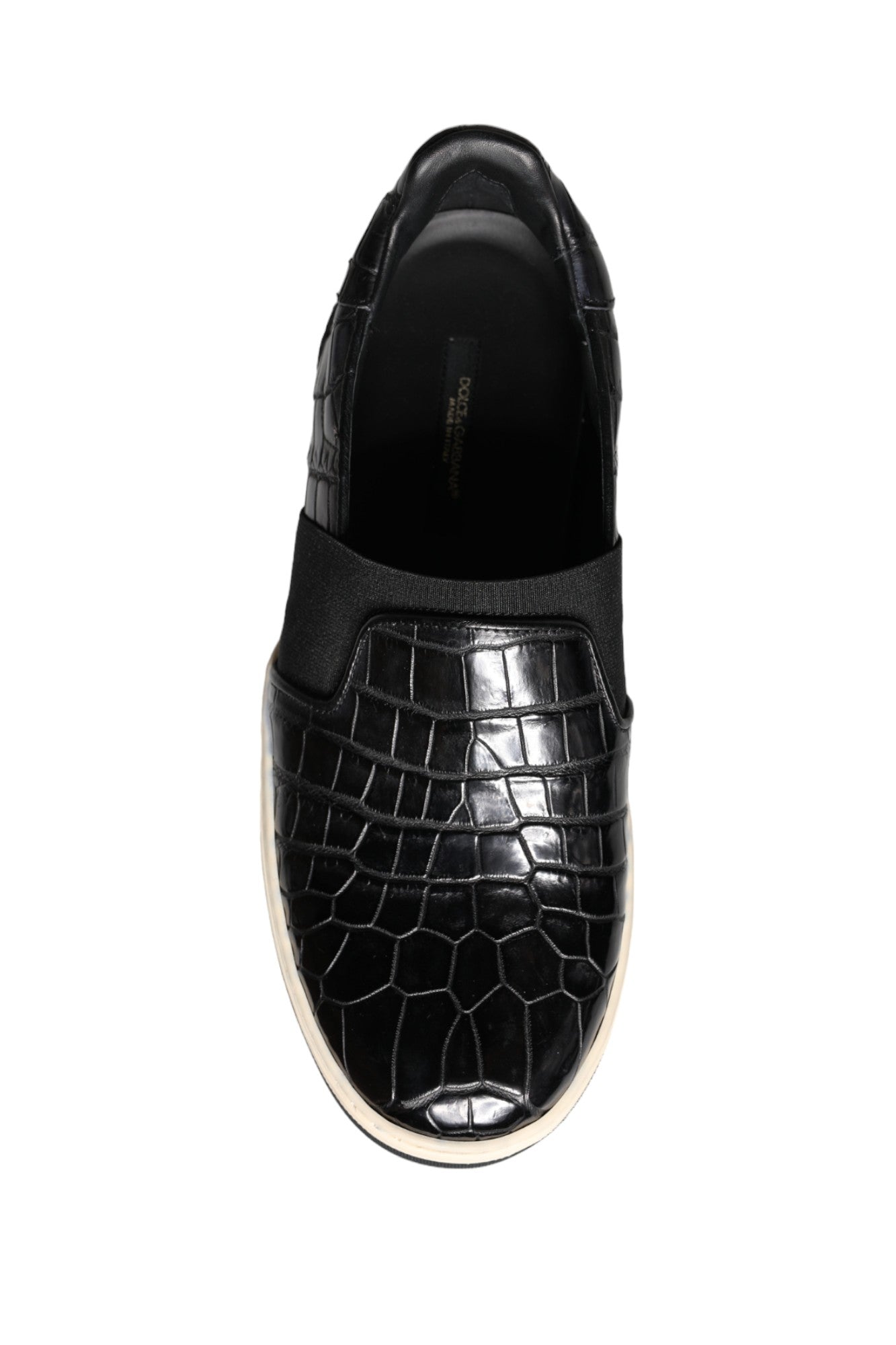 Dolce & Gabbana Black Leather Loafers