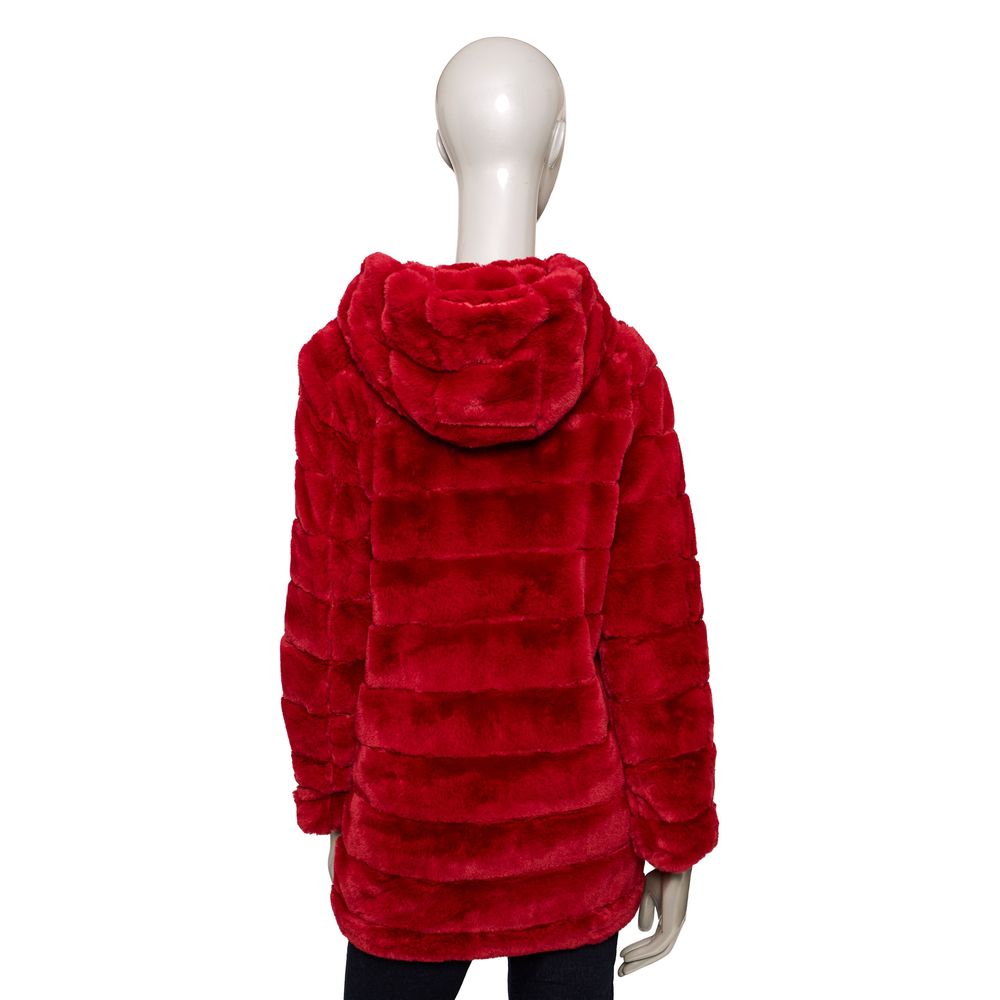 Baldinini Trend Red Polyester Women Jacket LUNESCAPE