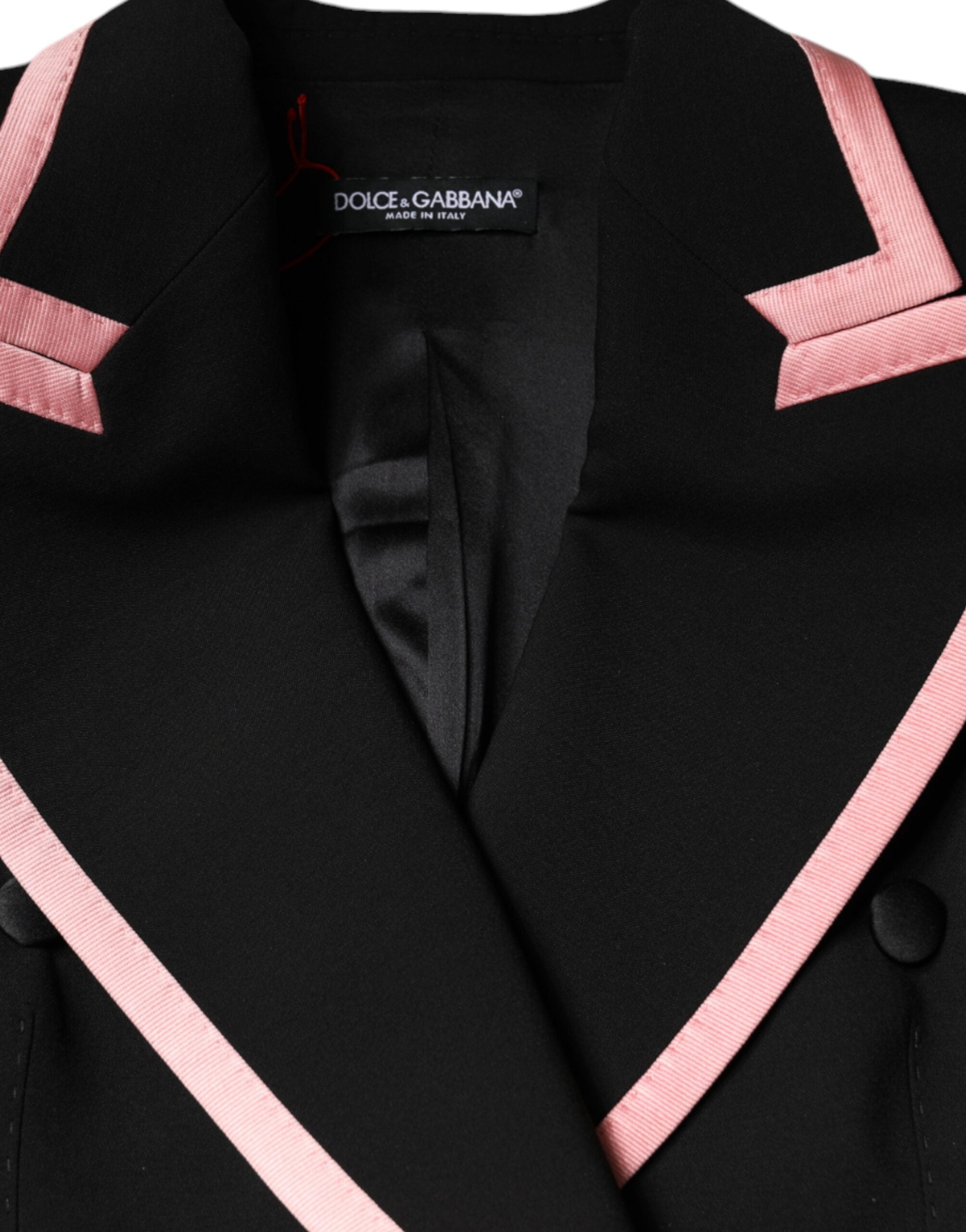 Dolce & Gabbana Black Wool Blend Sleeveless Jumpsuit