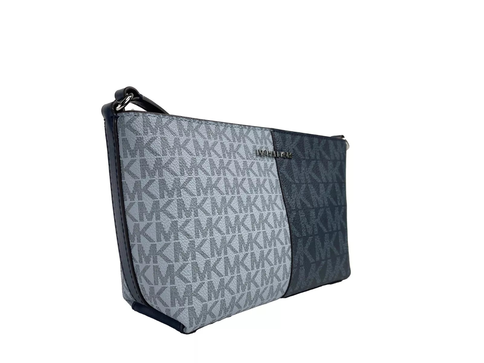 Michael Kors Jet Set Travel Small TZ Crossbody Bag Purse Blue LUNESCAPE