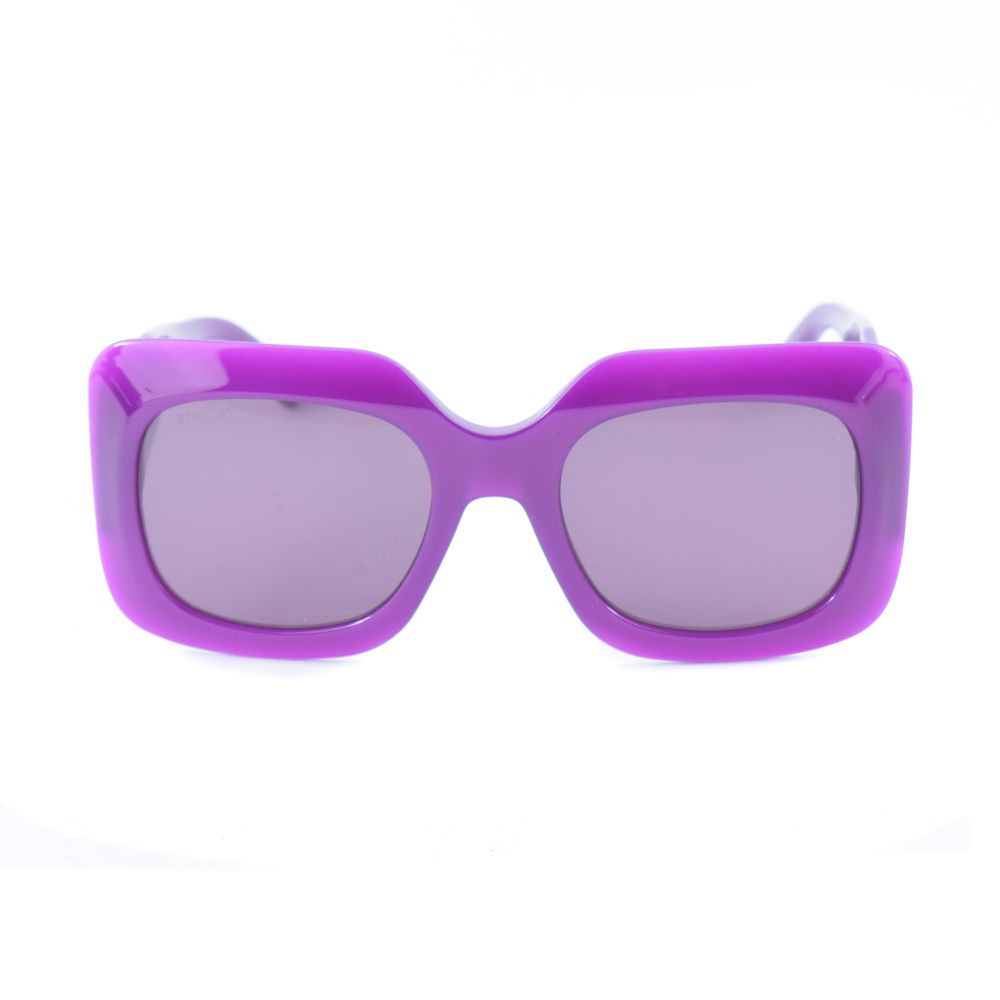 Jimmy Choo Purple Resin Sunglasses LUNESCAPE