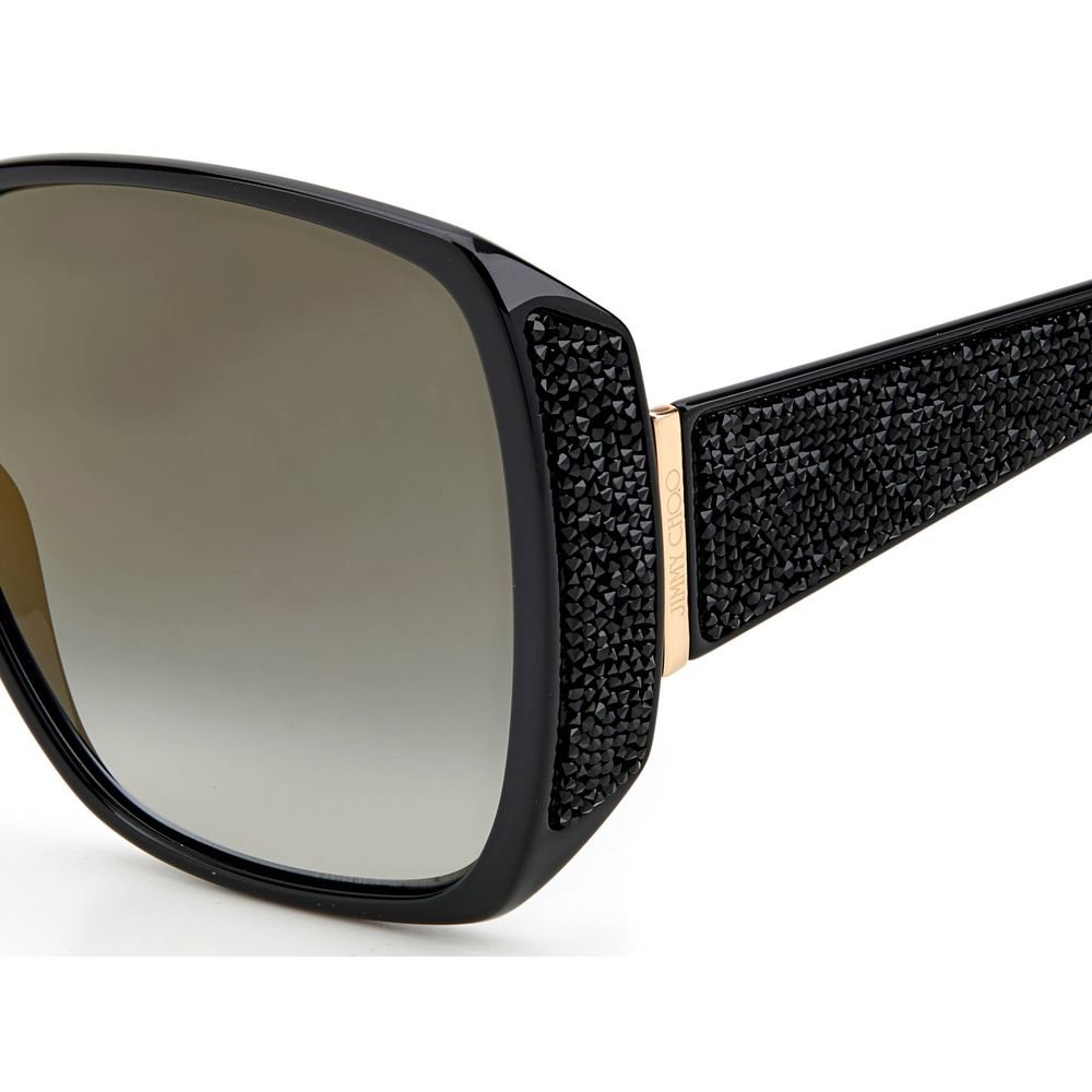 Jimmy Choo Black Plastic Sunglasses LUNESCAPE