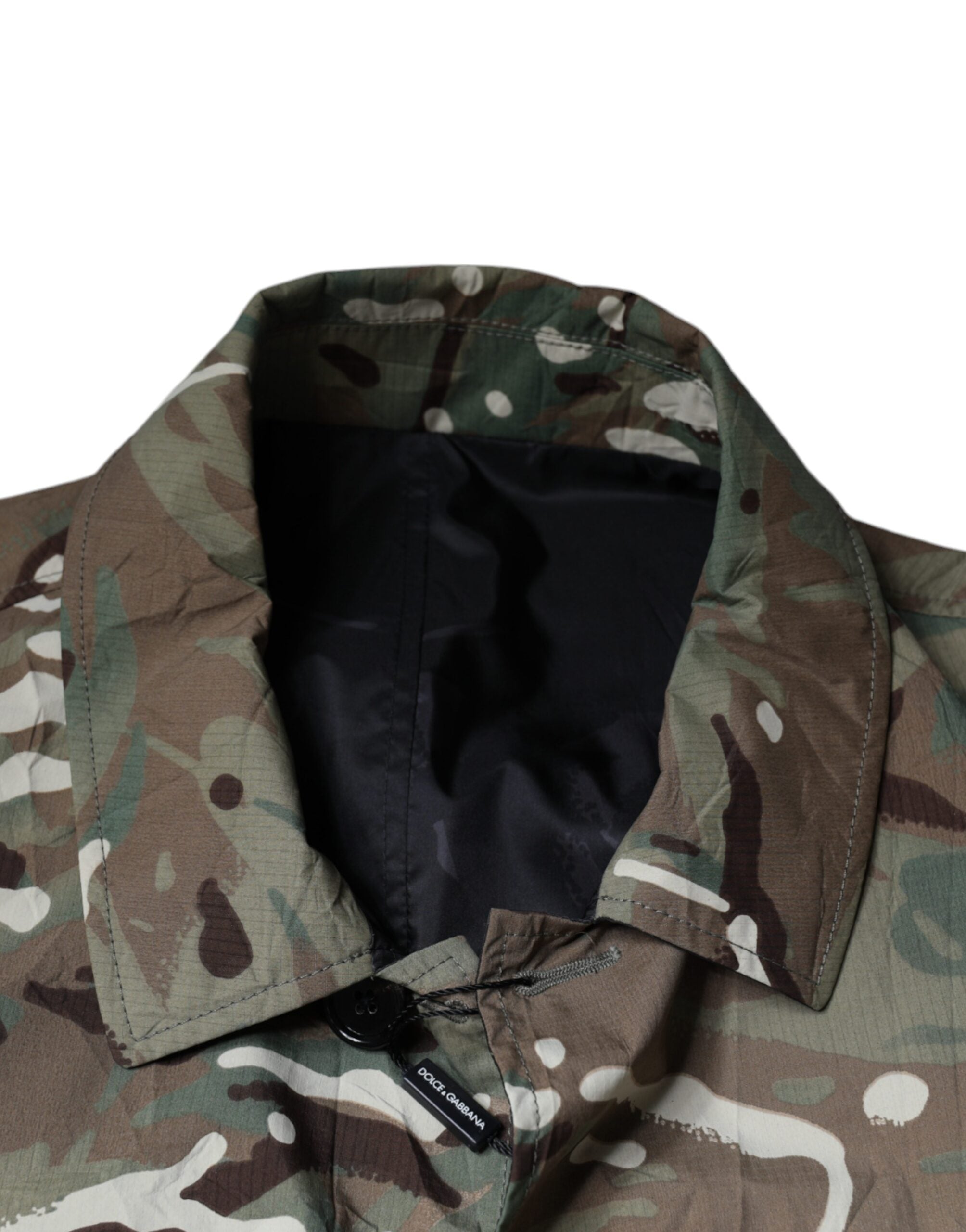 Dolce & Gabbana Multicolor Camouflage Cargo Jacket