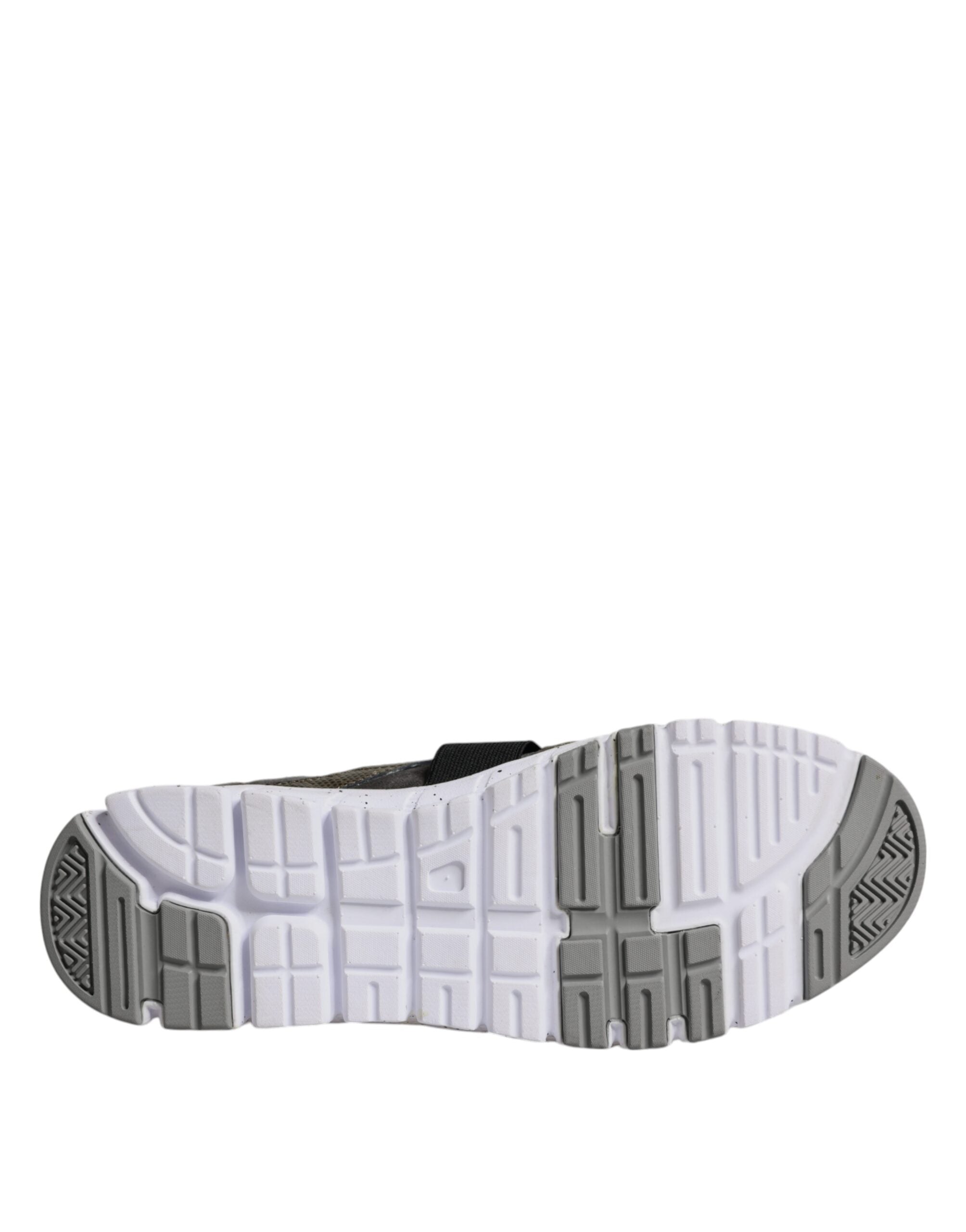 Dolce & Gabbana Multicolor Canvas Leather Low Top Sneaker Shoes LUNESCAPE