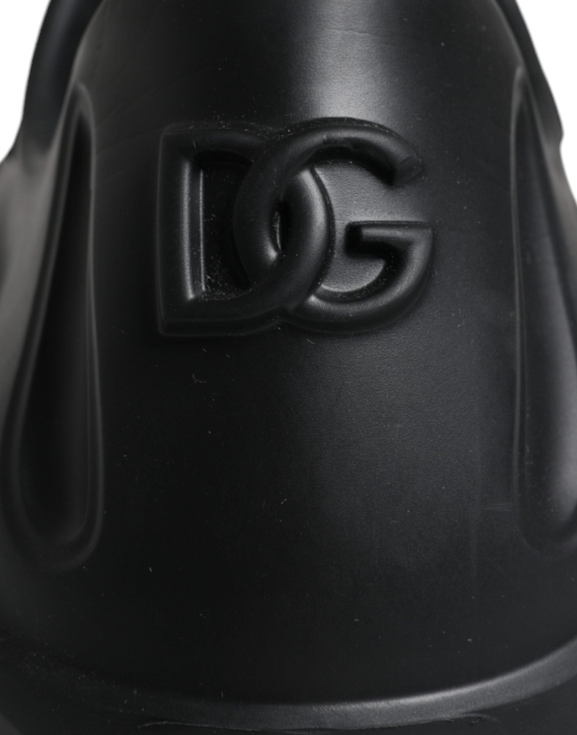 Dolce & Gabbana Black Foiled Rubber Toy Low Top Sneakers Shoes LUNESCAPE