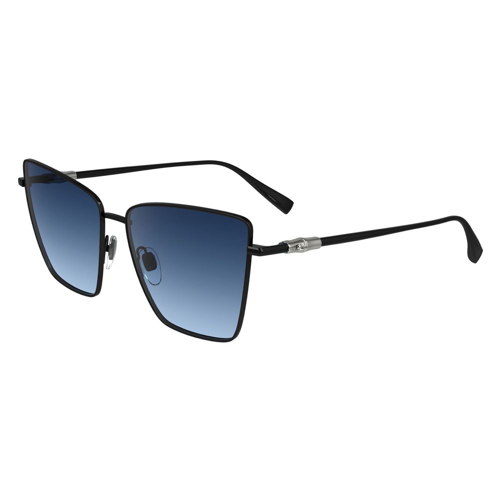Longchamp Black Metal Sunglasses LUNESCAPE