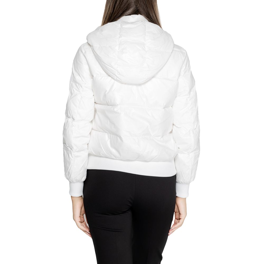 Armani Exchange White Polyamide Jackets & Coat LUNESCAPE