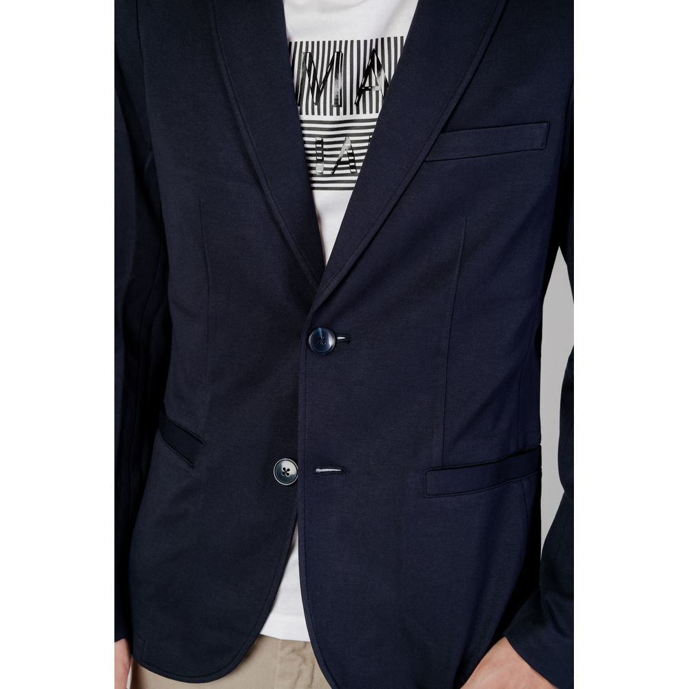 Armani Exchange Blue Blazer LUNESCAPE