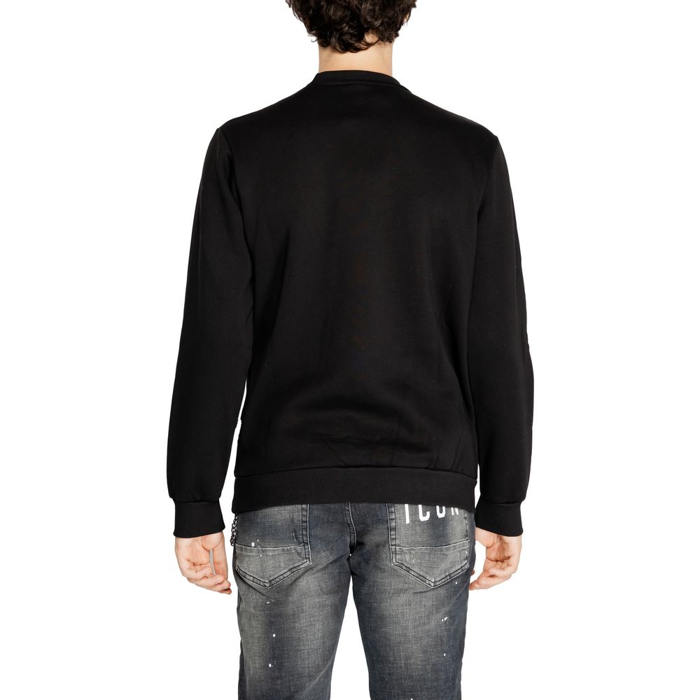 Icon Black Cotton Sweatshirt LUNESCAPE