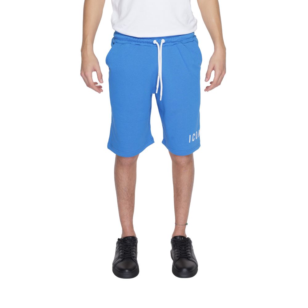 Icon Blue Cotton Bermuda LUNESCAPE