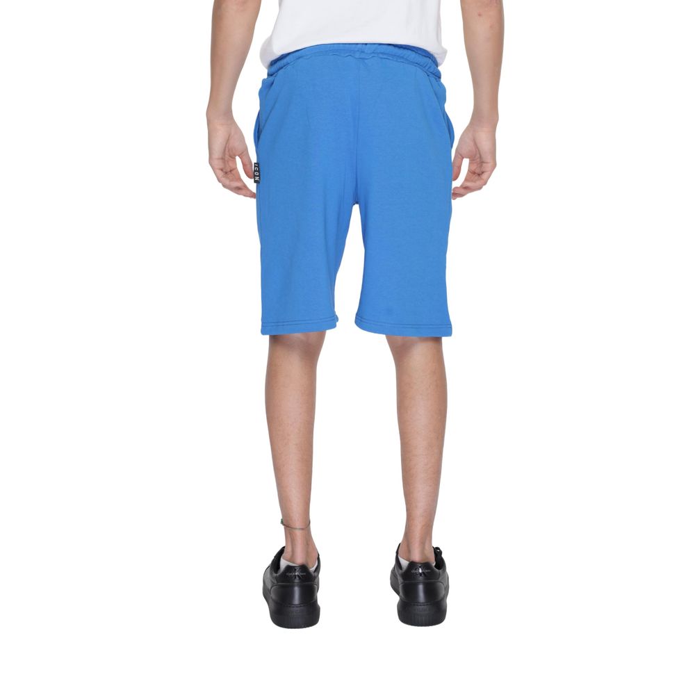 Icon Blue Cotton Bermuda LUNESCAPE
