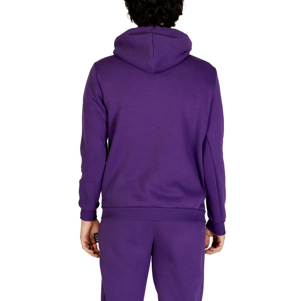 Icon Purple Cotton Hoody LUNESCAPE