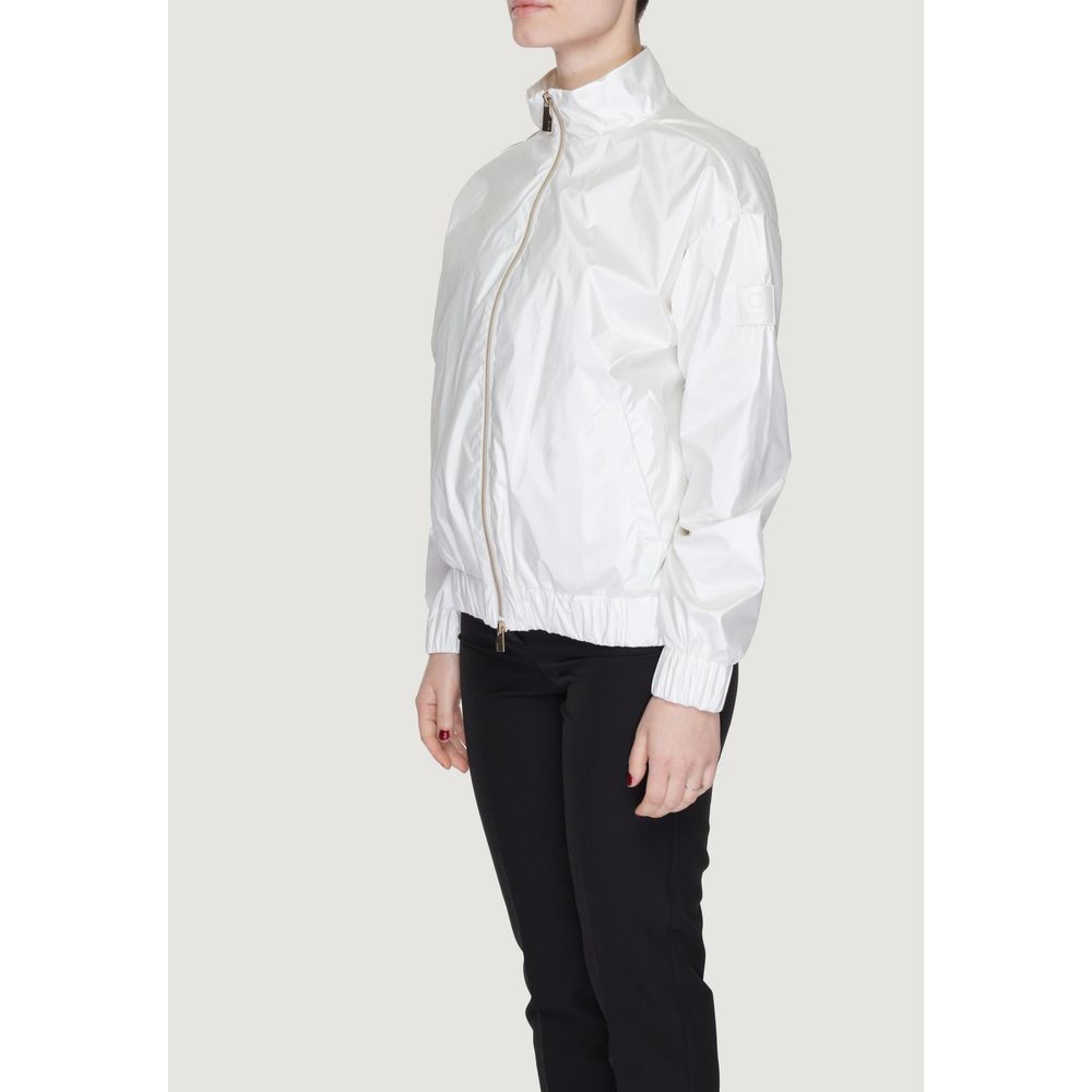 Suns White Polyester Shell Jacket