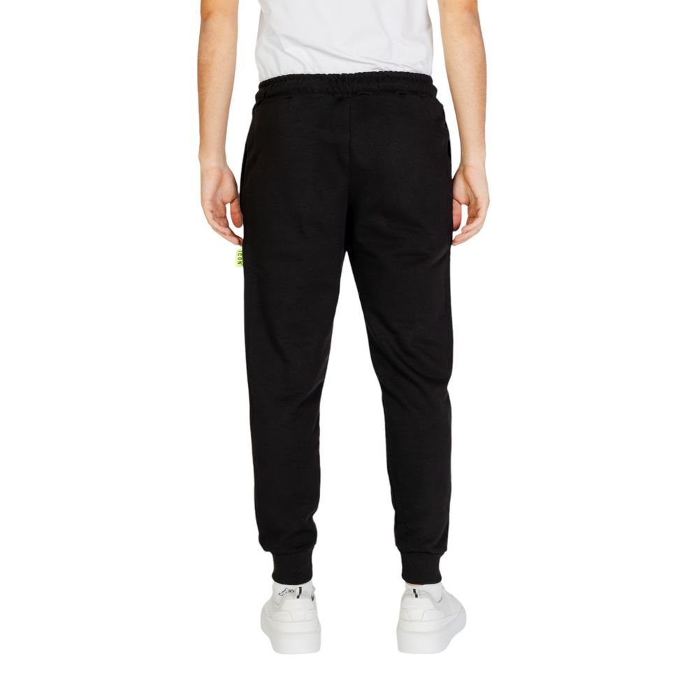 Icon Black Cotton Joggers Workout Pant LUNESCAPE