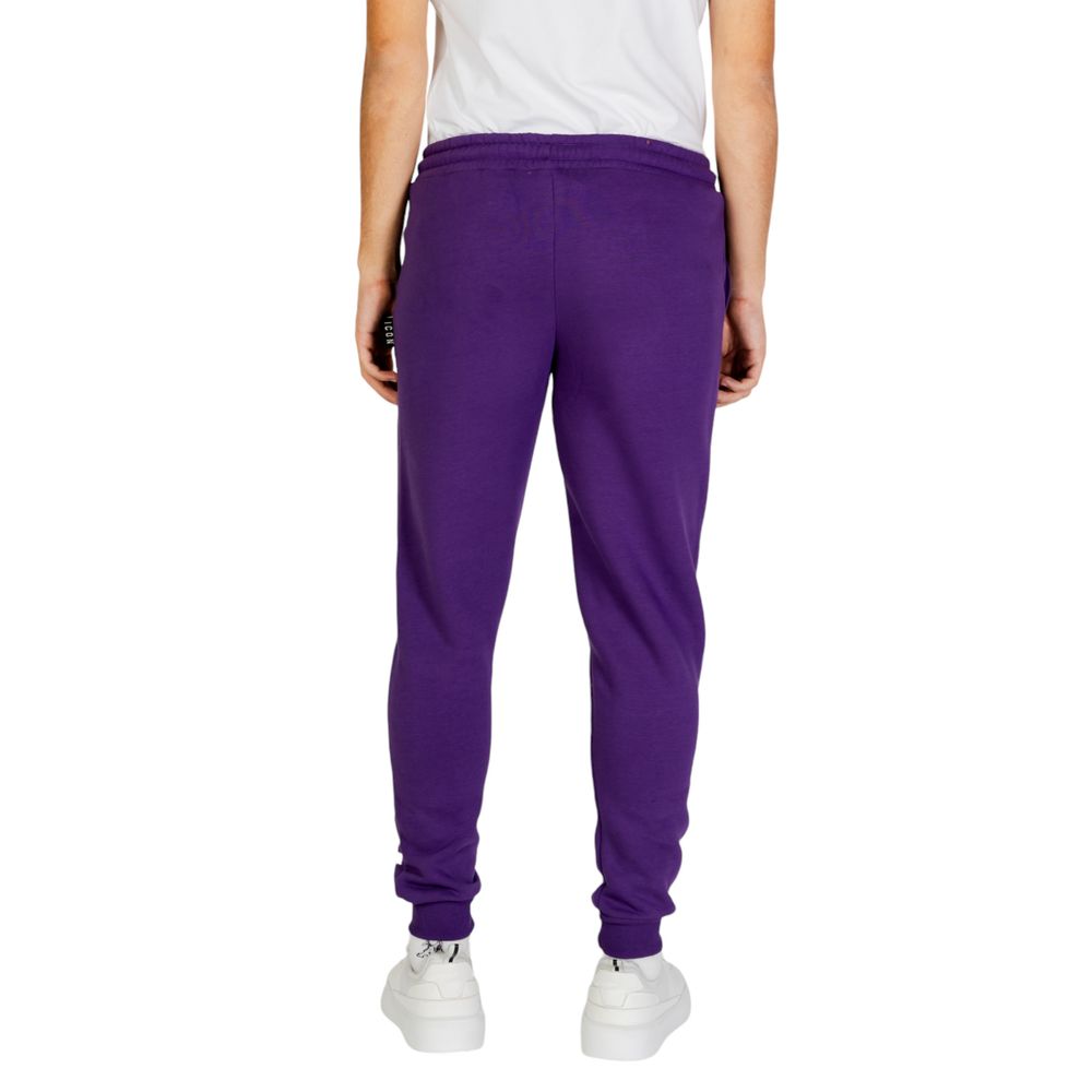 Icon Purple Cotton Joggers Workout Pant LUNESCAPE