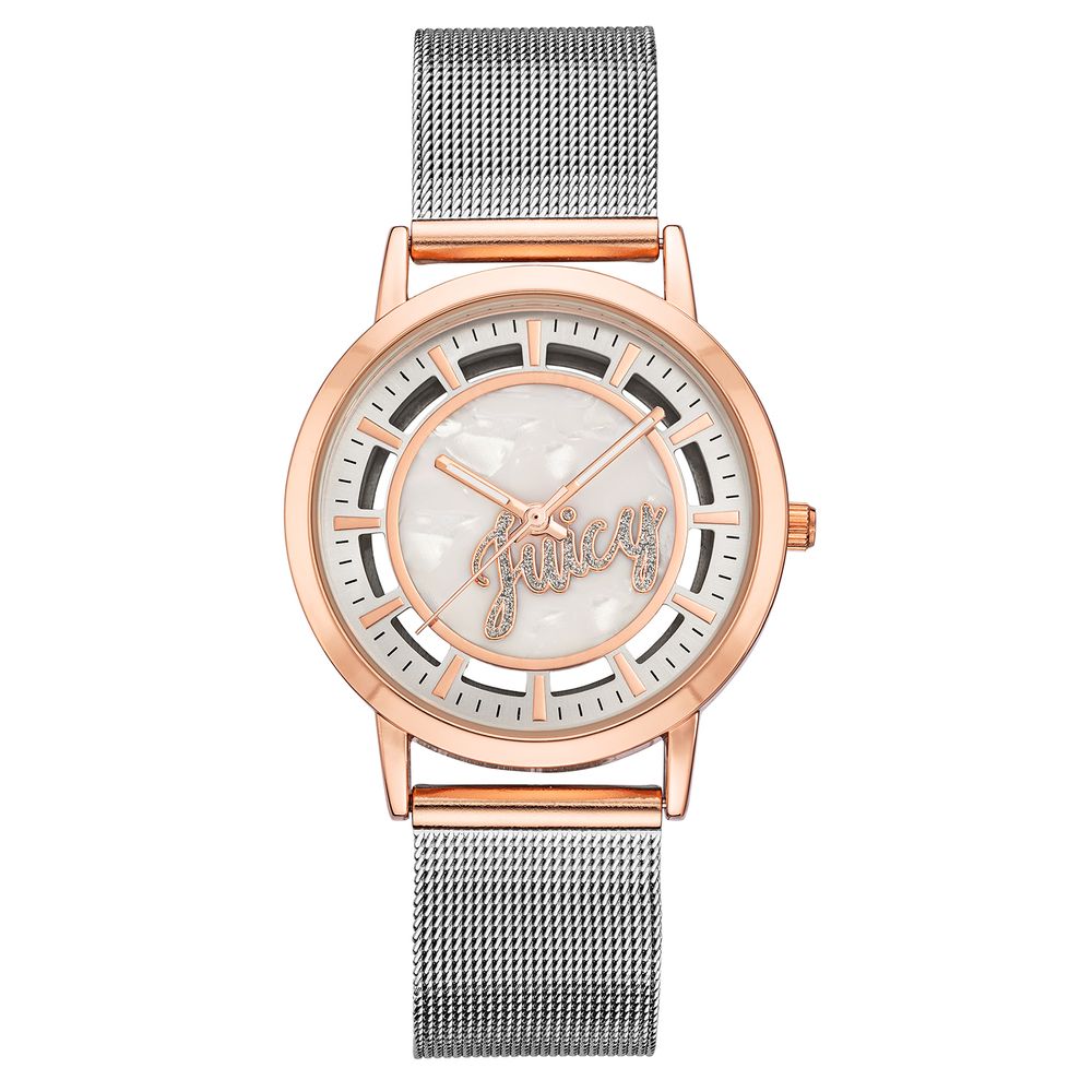 Juicy Couture Silver Stainless Steel Watch LUNESCAPE