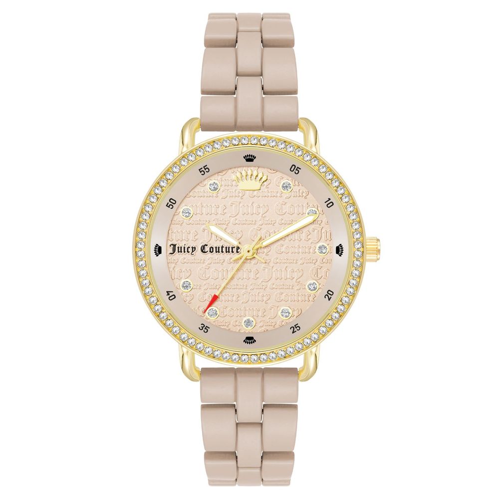Juicy Couture Beige Metal Watch LUNESCAPE