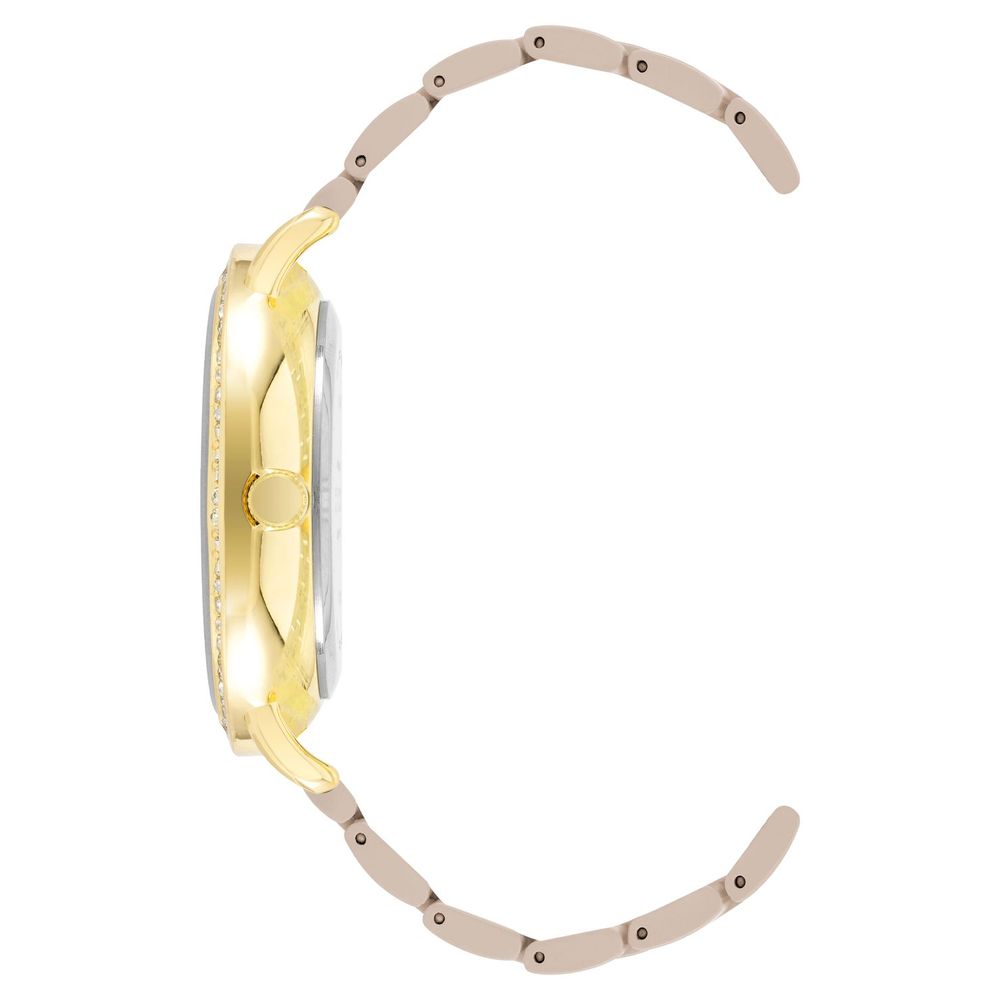 Juicy Couture Beige Metal Watch LUNESCAPE