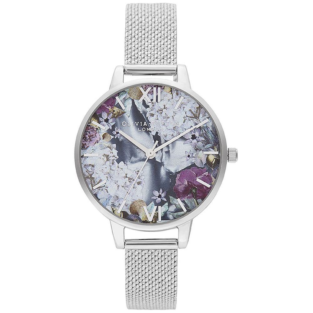 Olivia Burton Silver Stainless Steel Watch LUNESCAPE