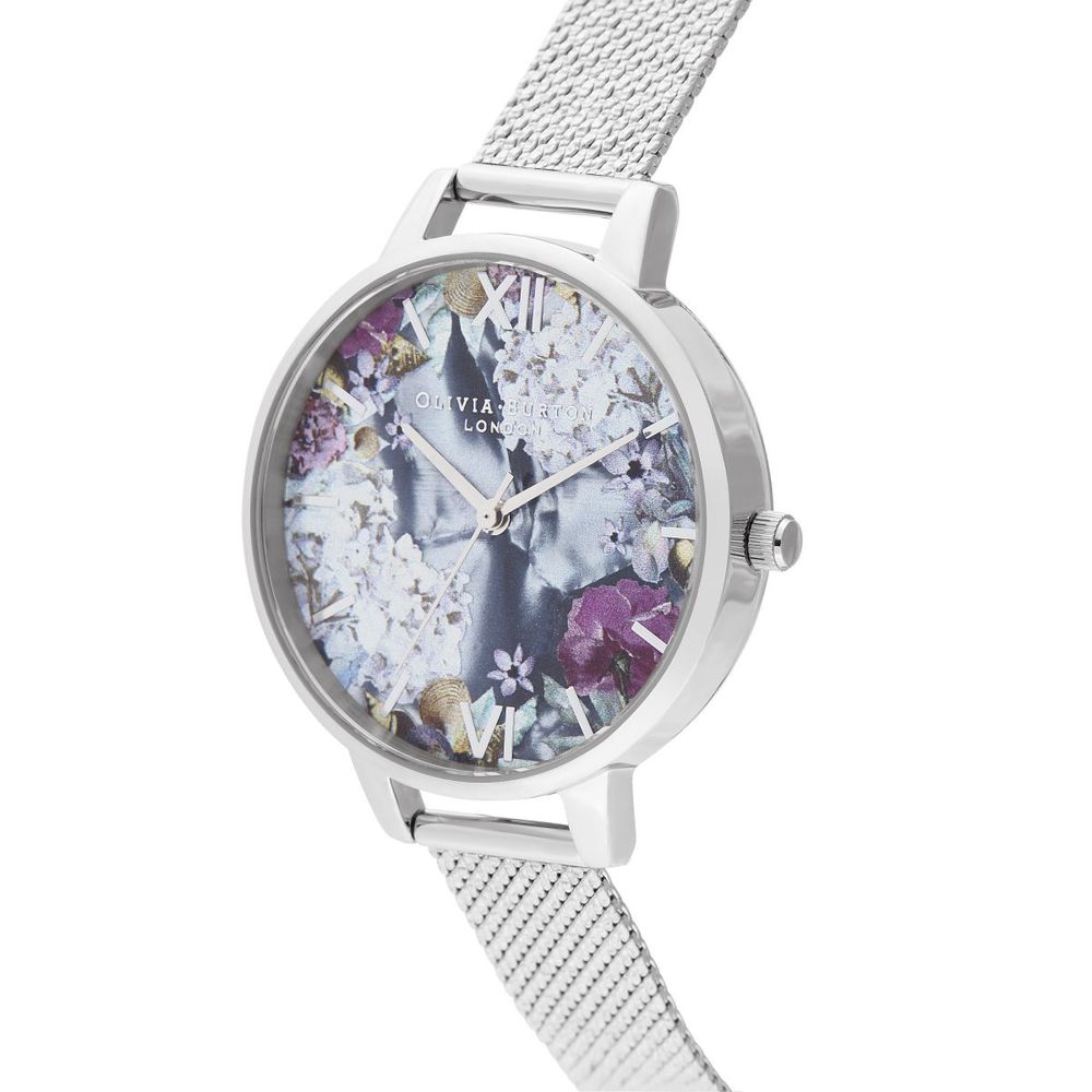 Olivia Burton Silver Stainless Steel Watch LUNESCAPE