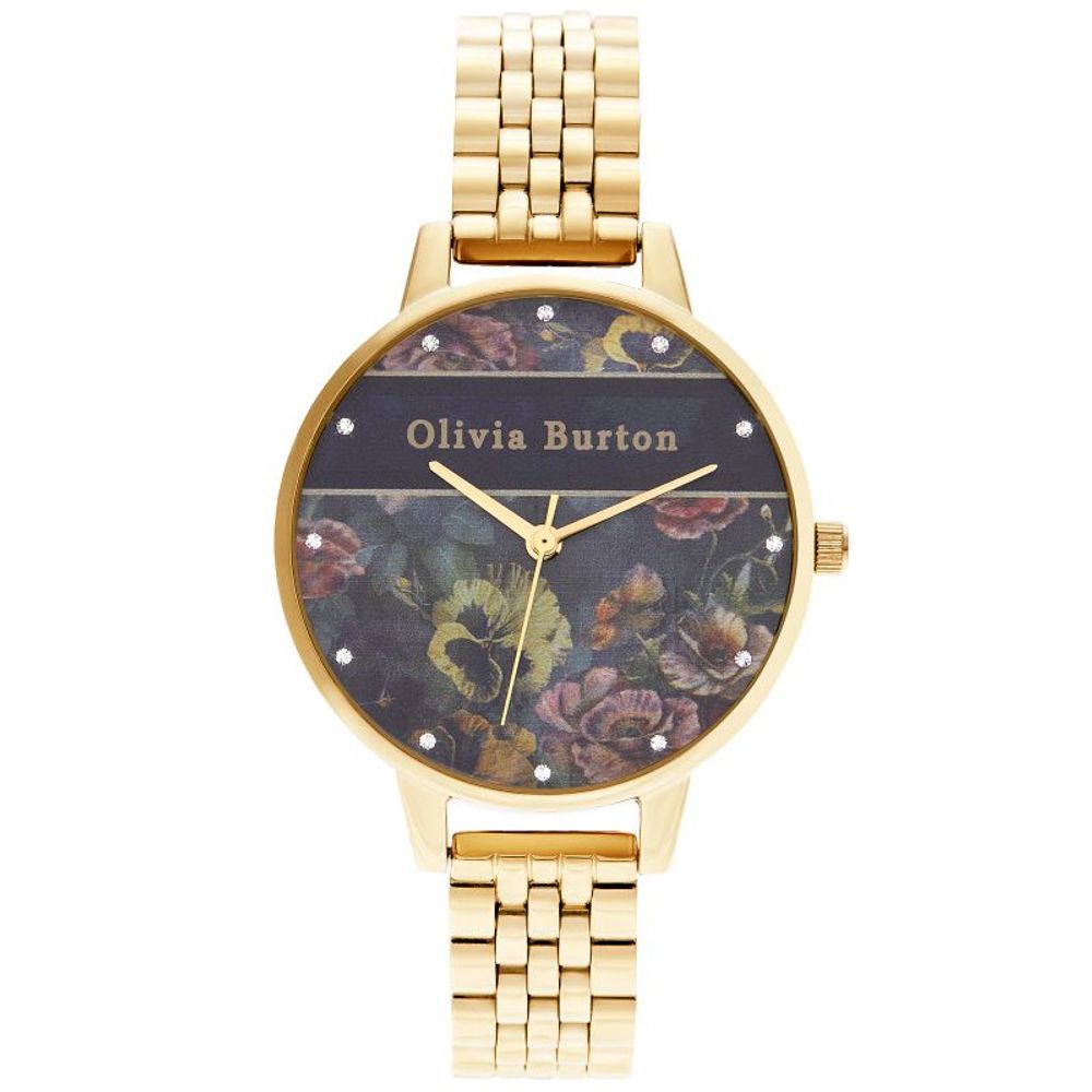 Olivia Burton Gold Stainless Steel Watch LUNESCAPE