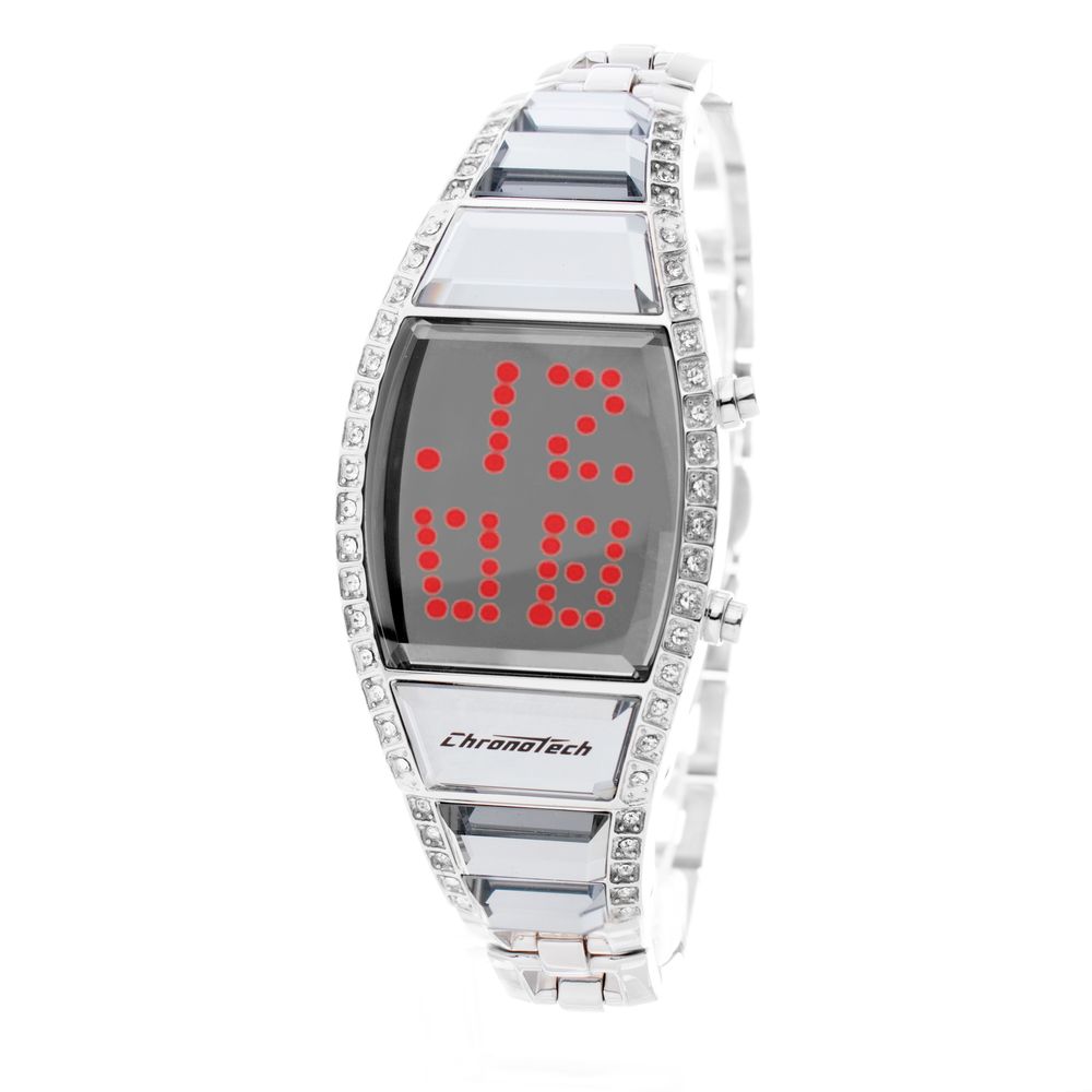 Chronotech Silver Stainless Steel Watch LUNESCAPE