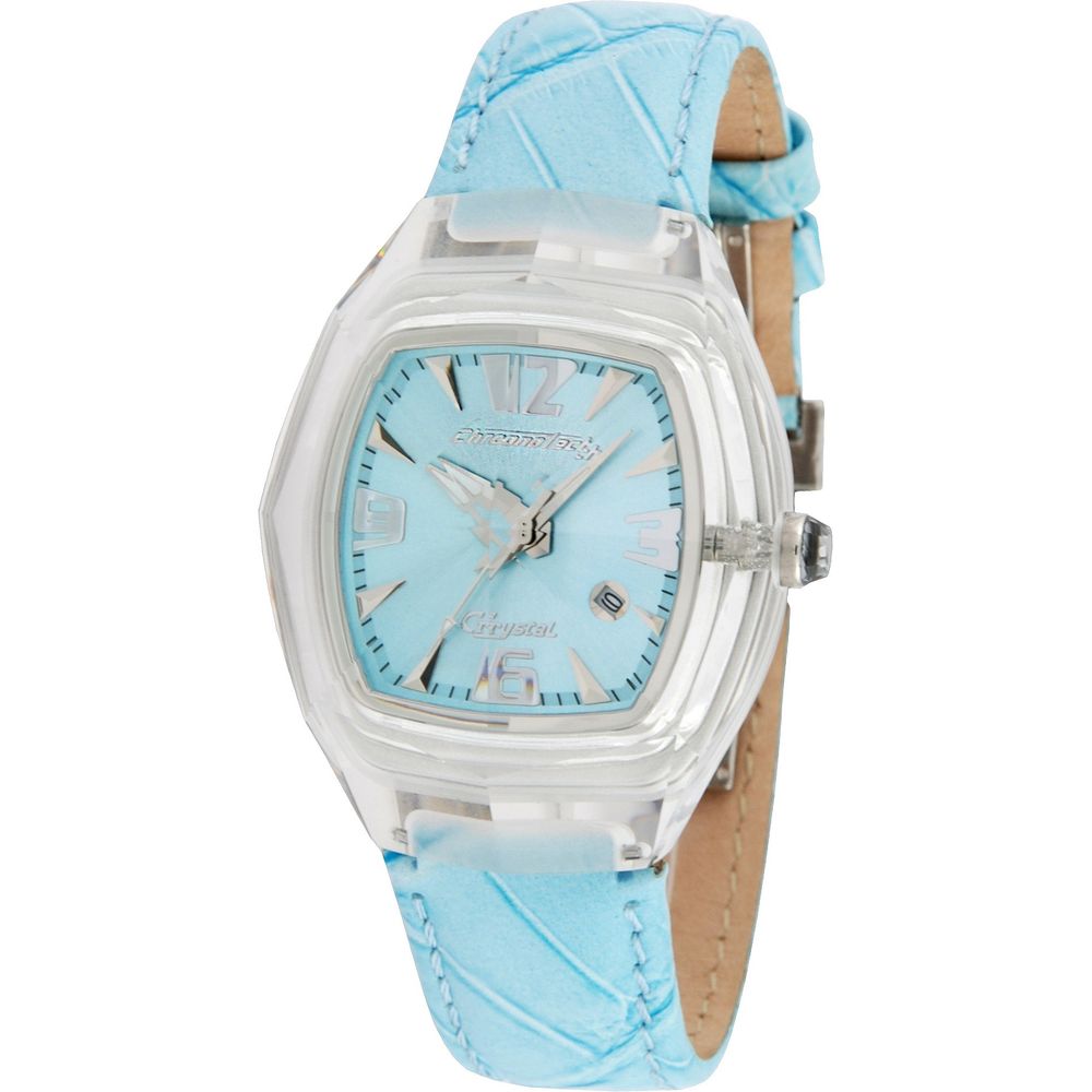 Chronotech Blue Leather Watch LUNESCAPE