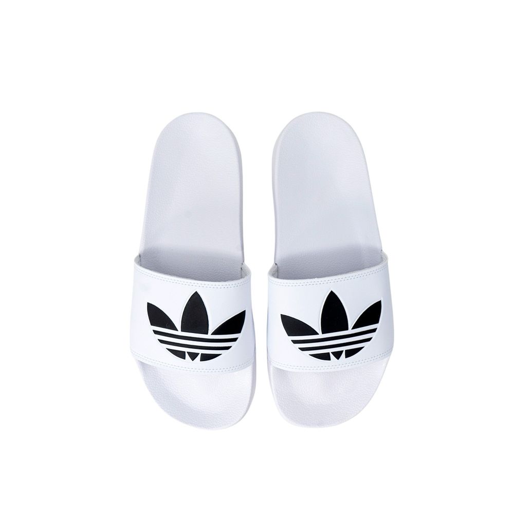 Adidas White Polyester Slipper LUNESCAPE