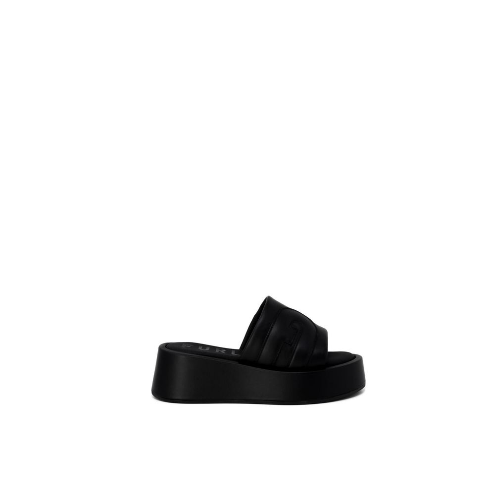 Furla Black Leather Slipper LUNESCAPE