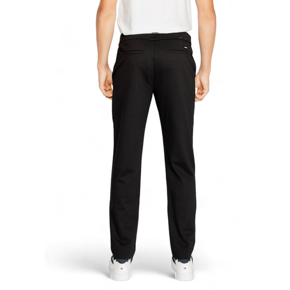 Calvin Klein Black Recycled Polyester Pant LUNESCAPE