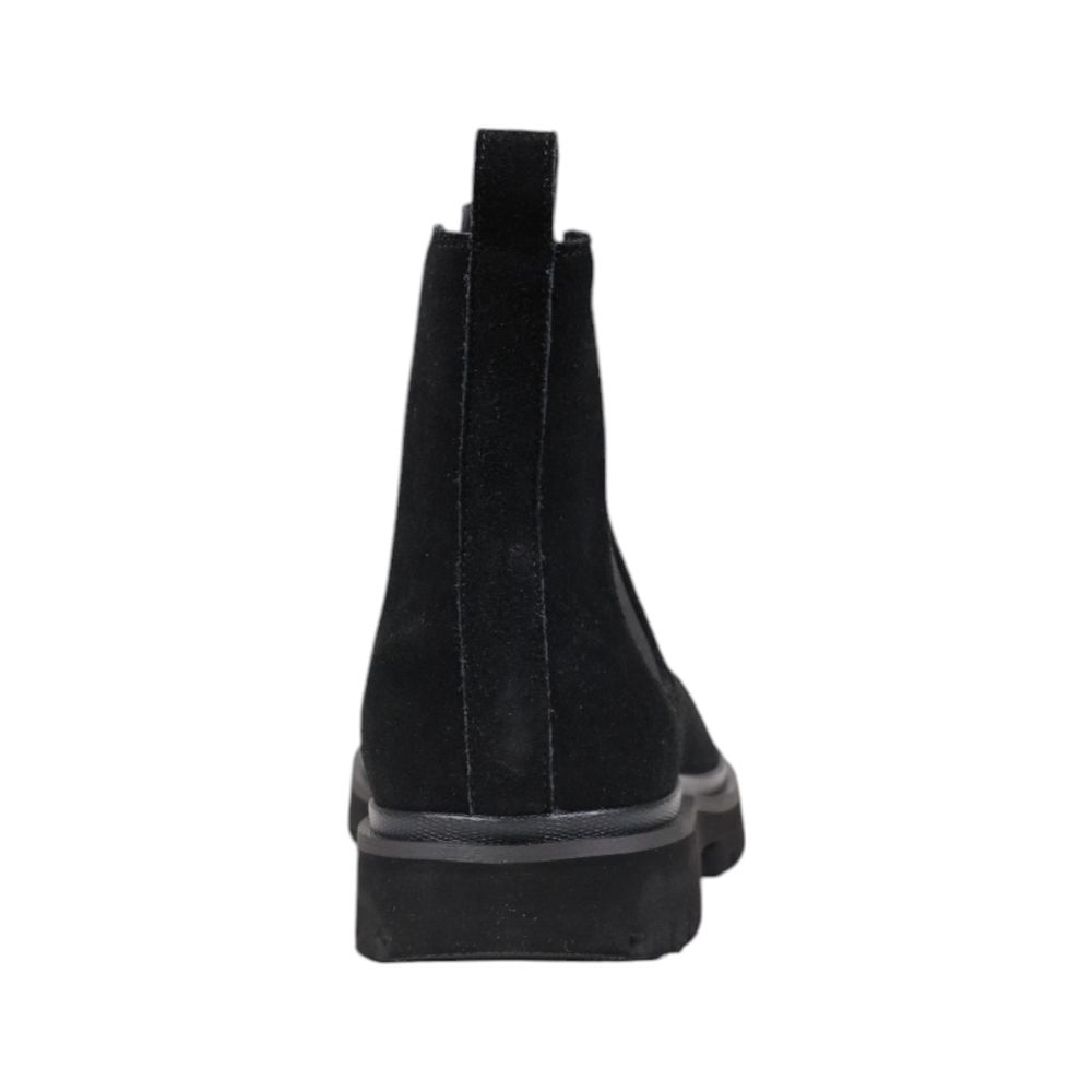 Calvin Klein Jeans Black Suede Leather Boot LUNESCAPE