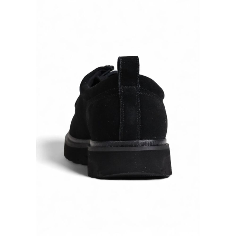 Calvin Klein Jeans Black Suede Leather Oxfords And Derby LUNESCAPE
