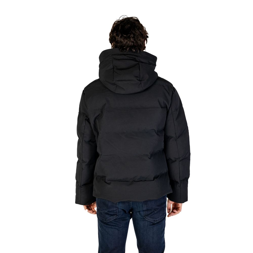 Replay Black Polyamide Jackets & Coat LUNESCAPE