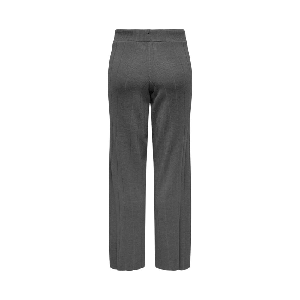 Only Gray Marabou Pant LUNESCAPE