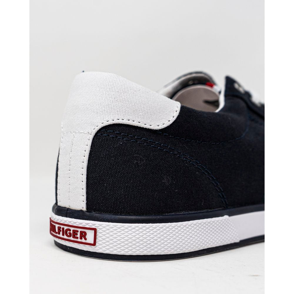 Tommy Hilfiger Blue Cotton Sneaker LUNESCAPE