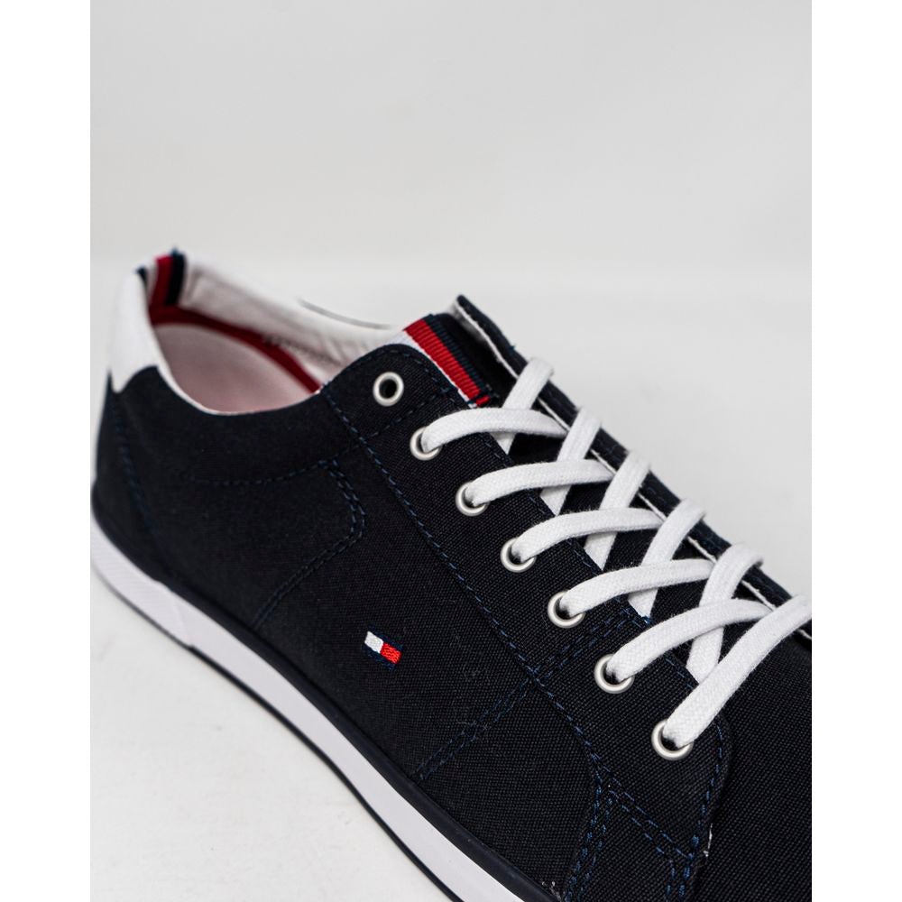 Tommy Hilfiger Blue Cotton Sneaker LUNESCAPE