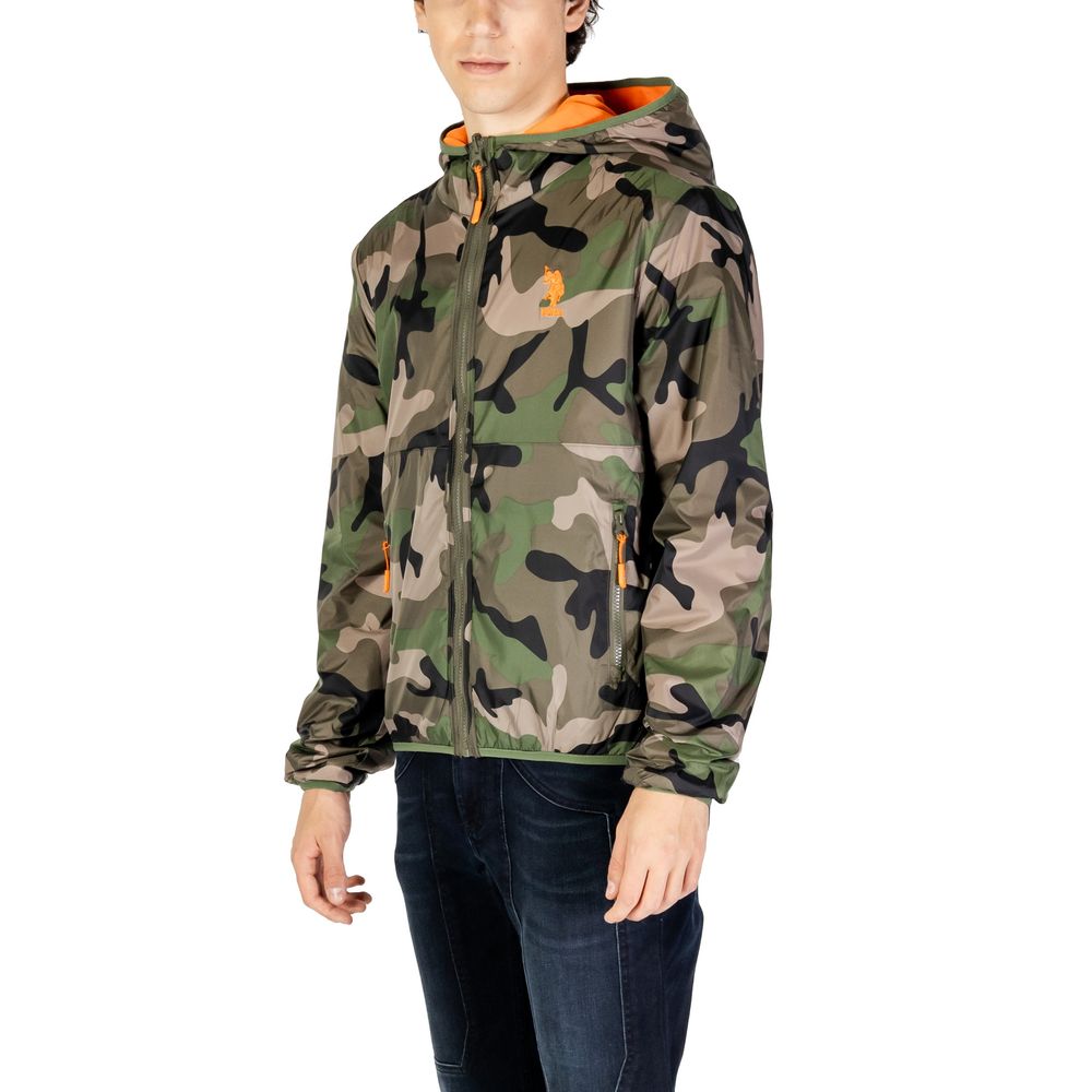 U.S. POLO ASSN. Green Polyamide Shell Jacket