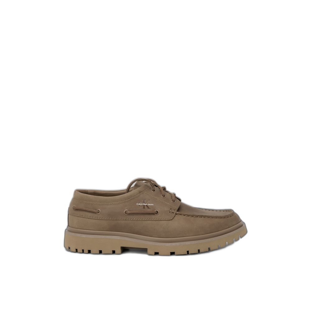 Calvin Klein Jeans Brown Leather Oxfords And Derby LUNESCAPE