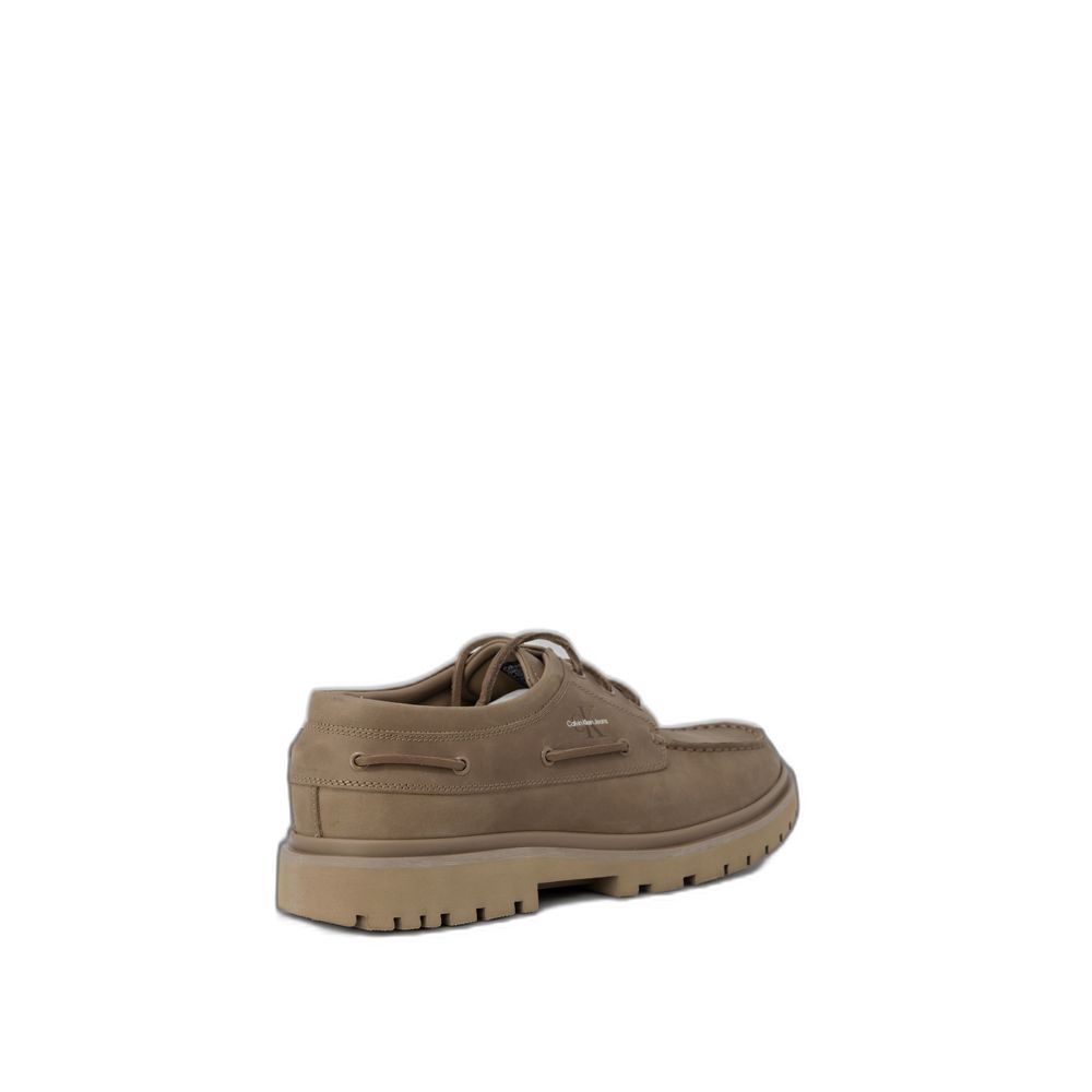 Calvin Klein Jeans Brown Leather Oxfords And Derby LUNESCAPE