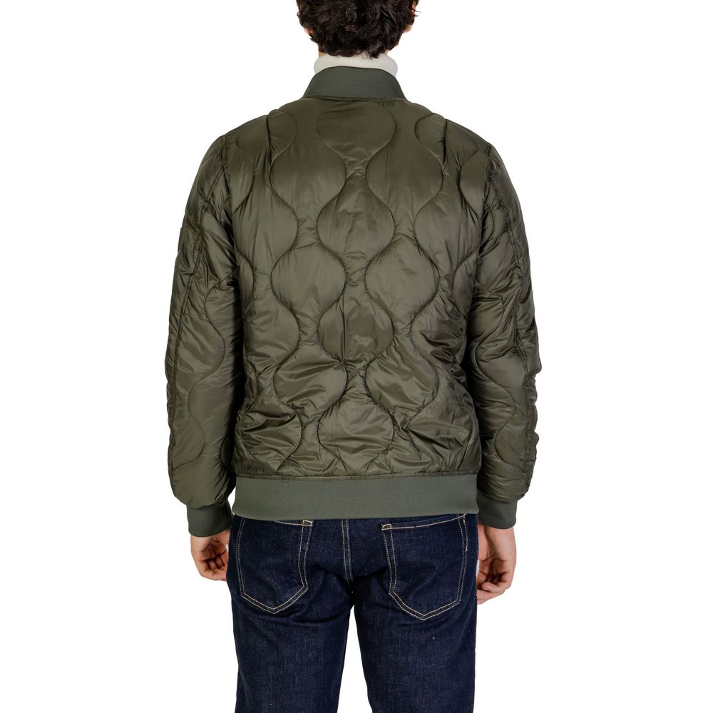 Gianni Lupo Green Polyamide Jackets & Coat LUNESCAPE