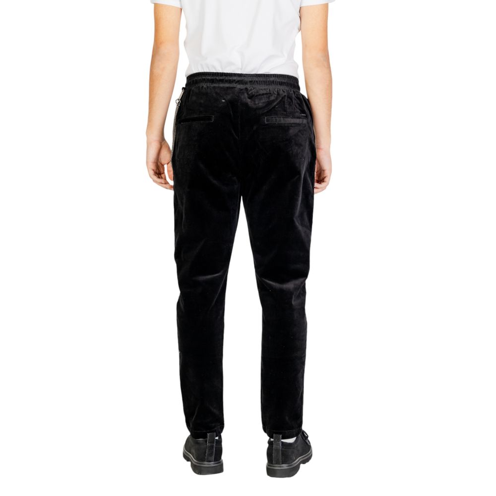 Gianni Lupo Black Cotton Pant LUNESCAPE