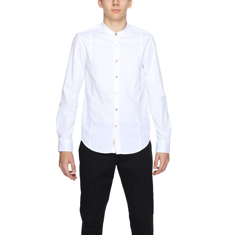 Gianni Lupo White Cotton Shirt LUNESCAPE