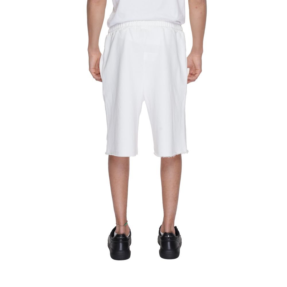 Underclub White Cotton Bermuda LUNESCAPE